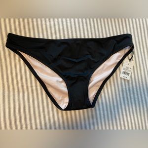 New with tags. Shade & Shore swimsuit bottoms. Black. Size large.
